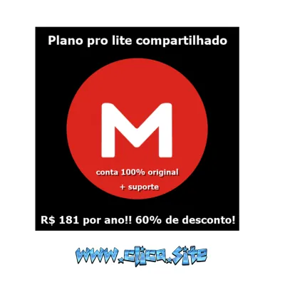 Conta Premium Mega - 1 Ano